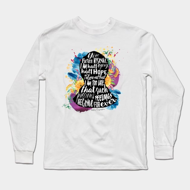 Persuasion - You Pierce My Soul Long Sleeve T-Shirt by eviebookish